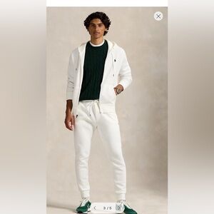 Polo Ralph Lauren off white hoodie